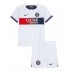 Günstige Paris Saint-Germain Babykleidung Auswärts Fussballtrikot Kinder 2023-24 Kurzarm (+ kurze hosen)